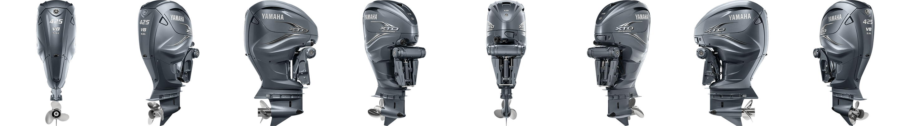 360 view of Yamaha XTO Offshore® 425 Outboard.