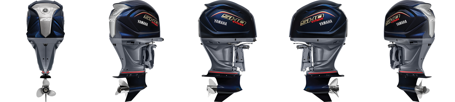 Rotating image of the Yamaha V Max Sho F250 Outboard.