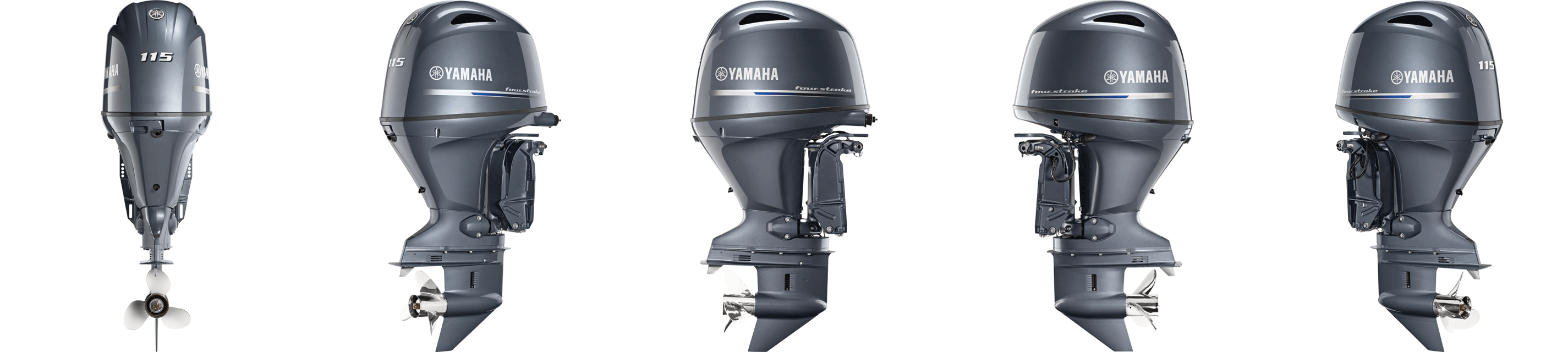 360 view of Yamaha F115 Outboard.